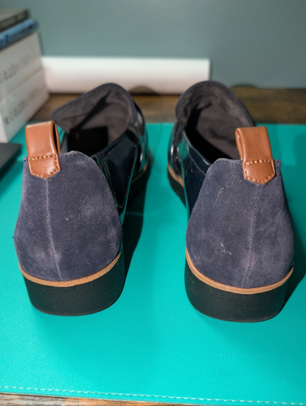 Sophia Taylor • Patent & Suede Loafers - Picture 3 of 5